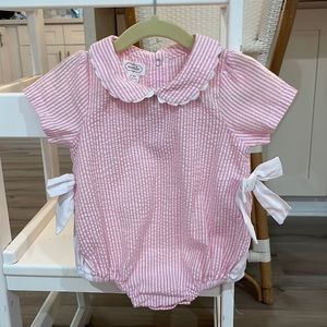 Pink Seersucker bubble